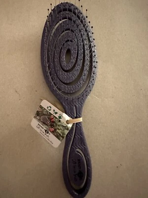 Cepillo de paja ecológico Head Jog 08 desenredante hecho en el Reino Unido arándano (púrpura oscuro) Foto 1 de 4