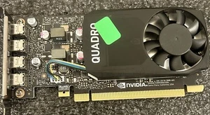 Dell NVIDIA Quadro P620 2GB GDDR5 PCIE Graphics Card 4xMini Used Working - Picture 1 of 2