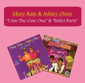 Mary-Kate & Ashley Olsen - 2pk I Am the Cute One & Ballet Party; 2xCDs; VG+ - Foto 1 di 7