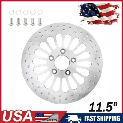 11.5" Rear Brake Rotor Disc Fit For Harley Sportster 1984-2010 Foto 1 de 4