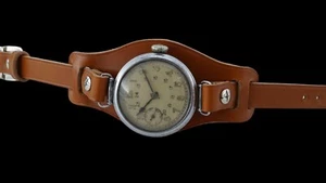Leather STRAP Band WRISTBAND for Kirovskie watch Kirovka 1MChZ military WWII - Picture 1 of 55