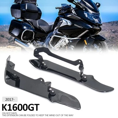 Para BMW K1600GT Motocicleta Pierna Deflector de Viento Carenado Protector de Pie Guardabarros 2017-21 Foto 1 de 4