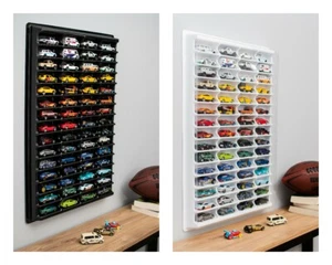 Display For Hot Wheels + COVER Diecast Car Matchbox 1/64 Unit Shelf Storage WH1 - Picture 1 of 48