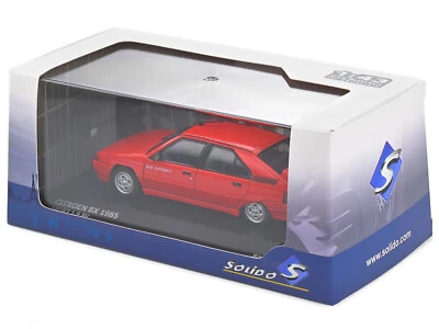 CITROEN BX SPORT 1985 RED 1.9 8V SOLIDO S4311002 1:43 ROUGE ROSSO METAL - Photo 1/4