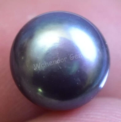 4.90 Ct Natural Tahitian Gray Blue South Sea Pearl AGL Certified Untreated Gems - Image 1 of 4