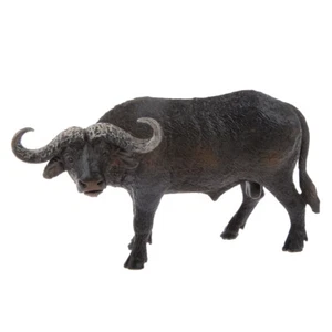 Lifelike African Buffalo Wildlife Animal Model Figure Crafts Toy Home Decor - Picture 1 of 5