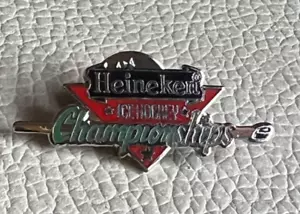 HEINEKEN ICE HOCKEY CHAMPIONSHIP pin badge lapel - Picture 1 of 3
