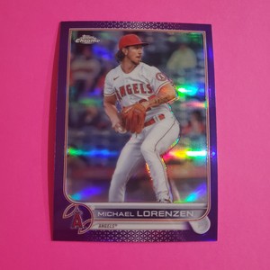 2022 Topps Chrome Update Baseball Purple Refractor #USC134 Michael Lorenzen