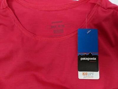 NEW PATAGONIA Girls Med 10 Polarized Tee Pink Outdoor Hiking Active 20 UPF - Image 1 of 4