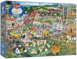 Gibson Mike Jupp's - I Love Spring Jigsaw 1000 Piece Puzzle - BRAND NEW - Picture 1 of 8