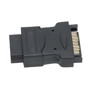  15Pin Male To 4Pin IDE Female Adapter Converter Connector For Old Hard XXL