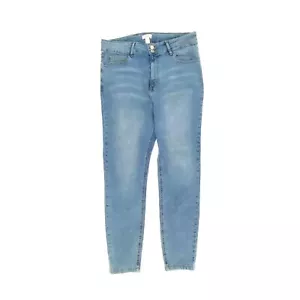 Forever 21 Skinny Women's size 16 Medium Wash Blue Denim jeans - Picture 1 of 4