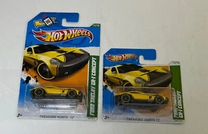 Hot Wheels 2012 Treasure Hunt Shelby GR-1 Concept Short Card and Long Card - Picture 1 of 9