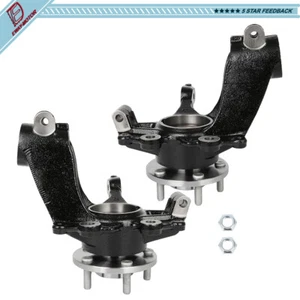 2 Front Wheel Hub Bearing Steering Knuckle For Ford Focus 2012-2017 2018 SE 2.0L - Picture 1 of 15