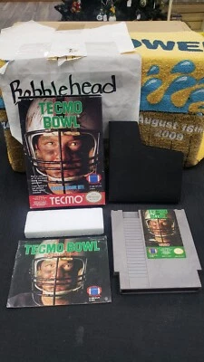 CIB TECMO BOWL NINTENDO NES VIDEO GAME COMPLETE IN BOX PROTECTOR CASE - Image 1 of 4