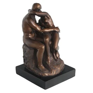 The Kiss by Rodin, Bronze Finish Statue - Picture 1 of 12