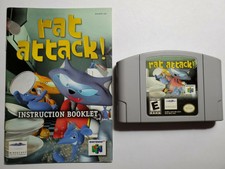 Rat Attack (Nintendo 64) N64 Authentic Game and Manual