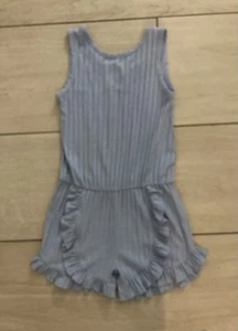 Sovereign Code Los Angeles- girls Size 4 Short Romper Periwinkle - Picture 1 of 7