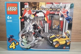 2004 NEW Factory SEALED Spider-Man 2 Doc Ock's Cafe Attack Lego 4860 clean box
