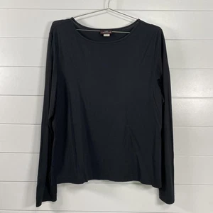 Camicia da viaggio L.L.Bean donna media nera manica lunga girocollo nylon elasticizzato - Foto 1 di 10