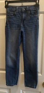 Jumping Beans Straight Fit Jeans Blue Boys Girls Unisex Size 8 Cotton Spandex - Picture 1 of 5