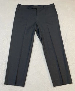 Peter Millar Mens *40x29 Dress Pants Gray Check Flat Front Straight Trouser - Picture 1 of 7