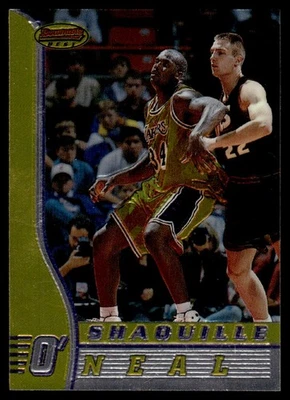1996-97 Bowman's Best Shaquille O'Neal Los Angeles Lakers #70 - Image 1 of 2