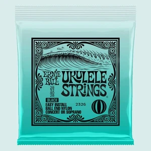 Ernie Ball P02326 Concert/Soprano Nylon Ball-End Ukulele Strings - Black - Picture 1 of 1