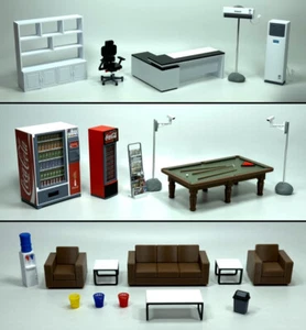 Diorama 1/18 Garage Props Model Set Repair Workshop Tool Scene Model Accessories - Picture 1 of 41