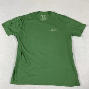 Columbia Sportswear Short Sleeve T Shirt Men Size XL Green Graphic Bear Print - Picture 1 of 8