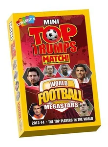 Top Trumps Mini World Football Megastars Match 2013 2014 gioco di carte sportive per bambini - Foto 1 di 1