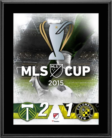 Portland Timbers vs Columbus Crew SC 2015 MLS Cup 10.5" x 13" Plaque Cover