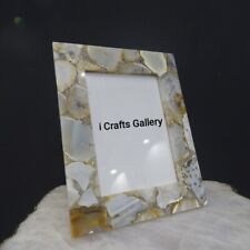 Agate Picture Frame - customize Agate Photo Frame, Gallery Frame, Wall Decor