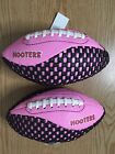 New Bundle Of 2 Hooters Vintage Pink Footballs Great Collectible Gift 10.5”x8.5”