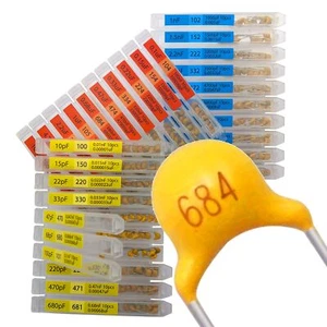 EEEEE 30 Value 300 pcs Multilayer Monolithic Ceramic Capacitor Assortment kit... - Imagen 1 de 5