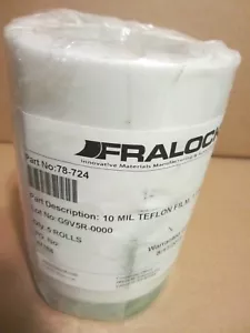 FRALOCK 10 Mil Teflon Film 1.250 inch x 50 FT Roll (5 Roll) - Part # 78-724 - Picture 1 of 2