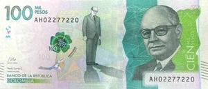 Kolumbien 100000 Pesos, 2022, P-463, UNC - Bild 1 von 2