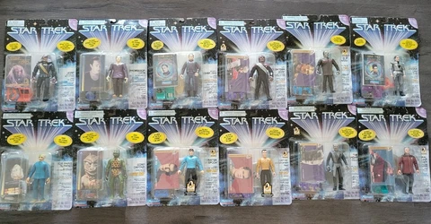 Star Trek Gorn Spock Elim Worf Data Odo Paris Pike Jem'Hadar Riker Dax LOT Of 12 Cover
