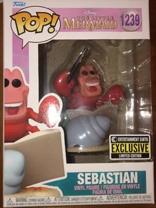 SEBASTIAN The Crab From The Little Mermaid Funko Pop! Exclusive #1239 Fast Ship - Picture 1 of 4