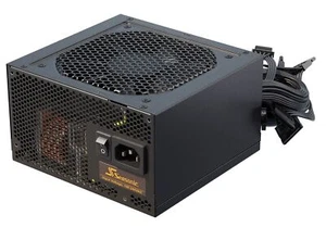 Seasonic B12 550W 80 PLUS Bronze Wired PSU, Single Rail, 45A +12V, Black, ATX PS - Photo 1/4