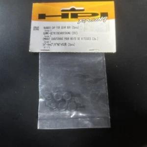 Vintage HPI #87043 Rubber Cap for Gear Box (2pcs) NIP - Picture 1 of 2