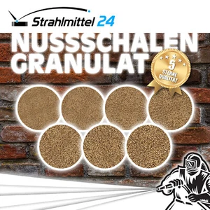 25kg Nussschalengranulat Walnuss-Granulat Strahlmittel Soft Polieren Strahlen - Bild 1 von 8