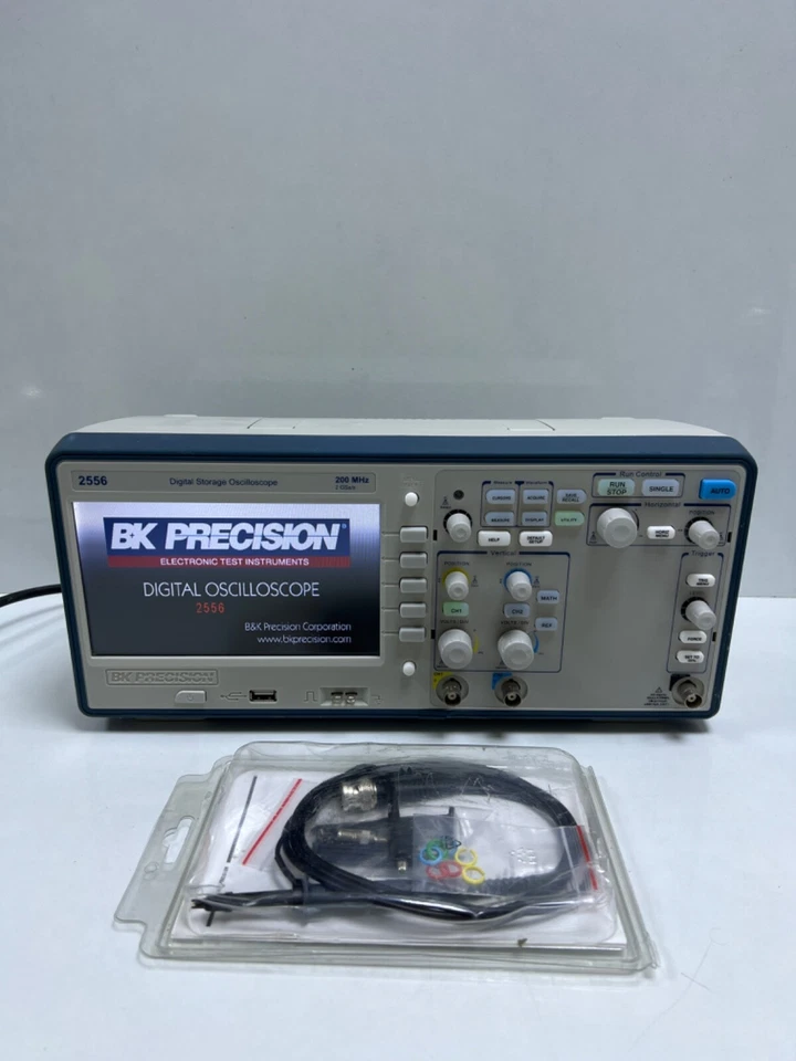 B&K Precision 2556 200 MHz, 2 GSa/s, 2 Channel Digital Storage Oscilloscope - Image 1 of 4