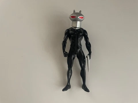 DC DIRECT JUSTICE ALEX ROSS BLACK MANTA ACTION FIGURE SERIES 2 NICE Cover