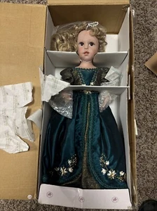 1996 Porzellan Puppe ASHTON DRAKE Galleries 18" Rapunzel Künstler Brigitte Deval NEU IN VERPACKUNG - Bild 1 von 7