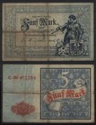 [19906] - REICHSBANKNOTE, 5 MARK, 19.01.1882, Ros. 6 (= EUR 400,00), Serie C, wi