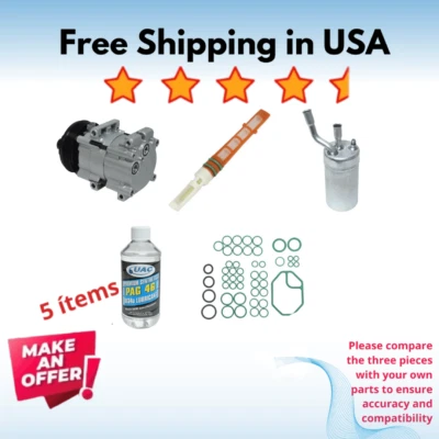 Compressor & Driers A/C Fit Ford Contour 1998-2000, Mercury Mystique 1995-2000 — 第 1/4 张图片
