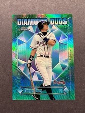1997 Topps Chrome CHIPPER JONES ANDRUW JONES Diamond Duos Refractor BRAVES RARE!