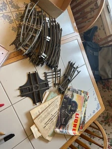 Vtg Lionel Rail Road Train Curve Straight Track Instruction Catalog Lot - Picture 1 of 4