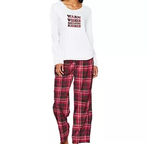 Karen Neuburger Damen Pyjama Set Weihnachten Urlaub warme Wünsche - Bild 1 von 3